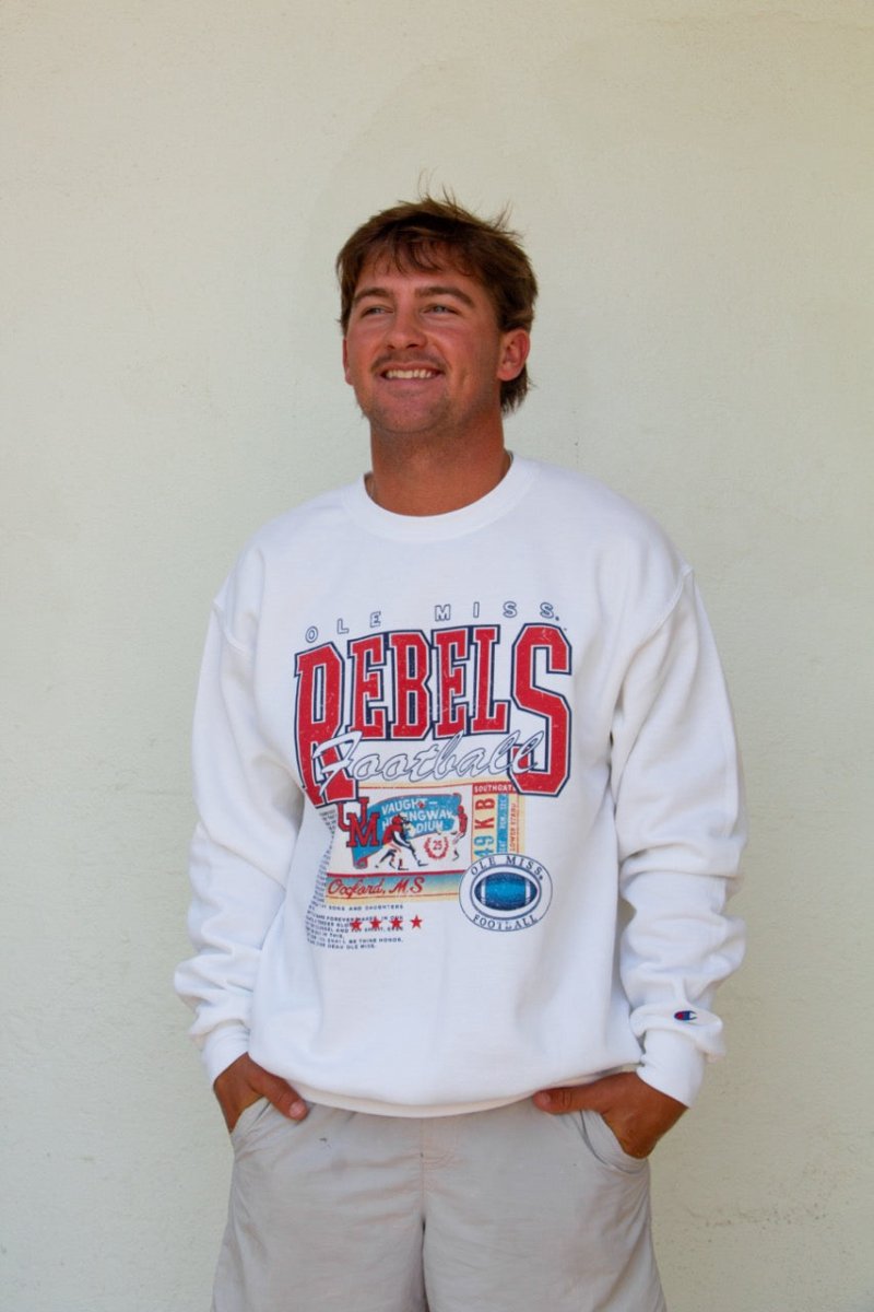 Ole Miss Ticket To Victory Sweatshirt - Game Day Apparel - Sweatshirts