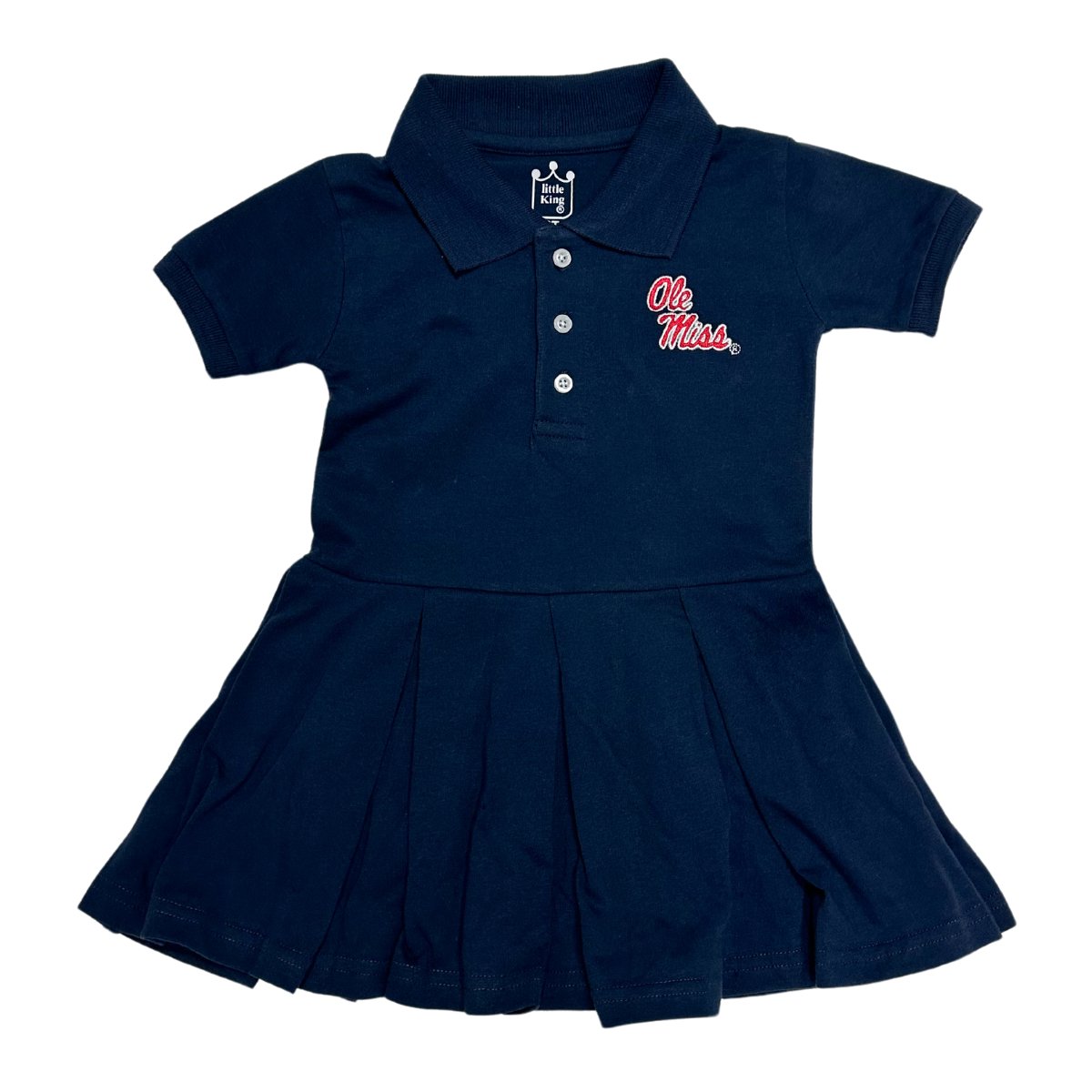 Ole Miss Toddler Team Polo Dress - Shop B - Unlimited - youth toddler