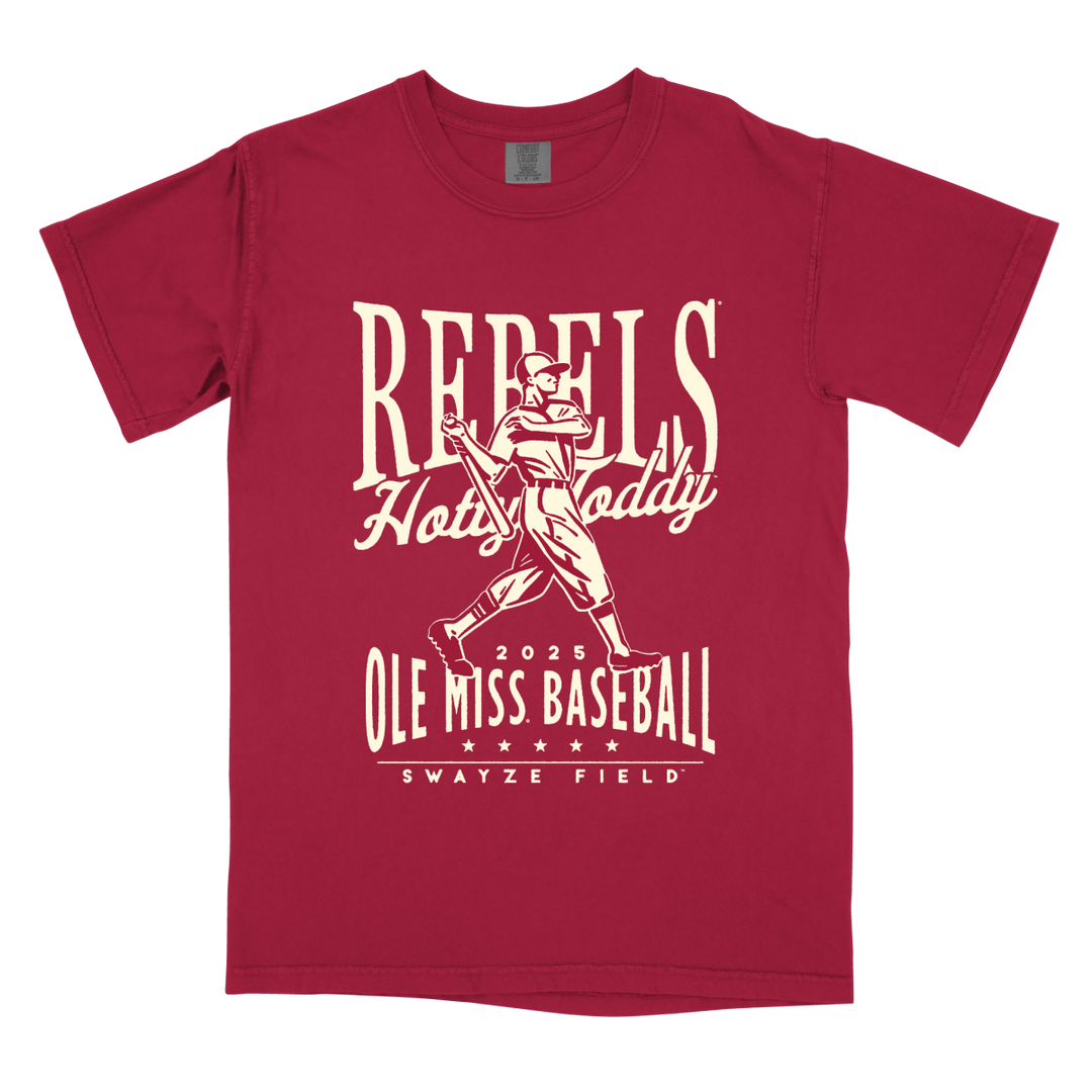 Ole Miss Vintage Swing Baseball T-Shirt - Shop B - Unlimited - 