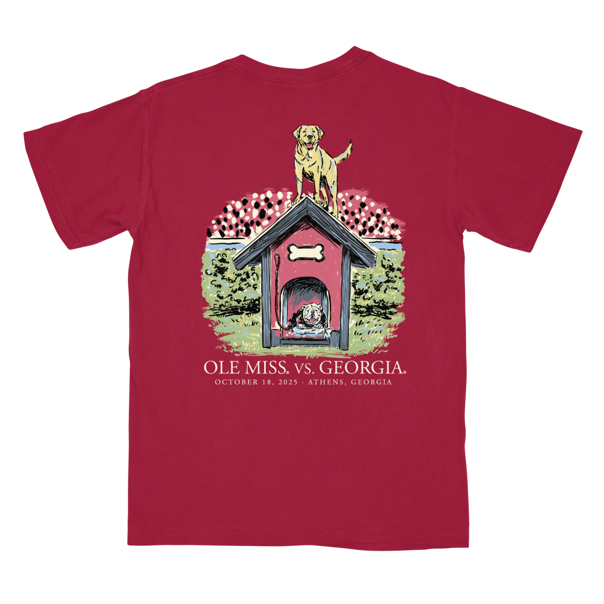 Ole Miss vs. Georgia Game Day 2025 T-Shirt - Shop B - Unlimited - 