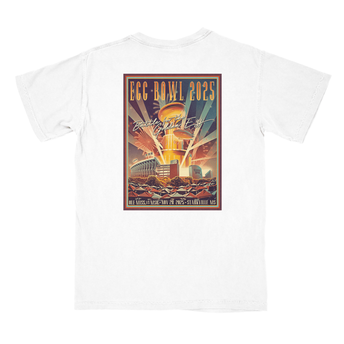 Ole Miss vs. Mississippi State Game Day 2025 T-Shirt - Shop B - Unlimited - 