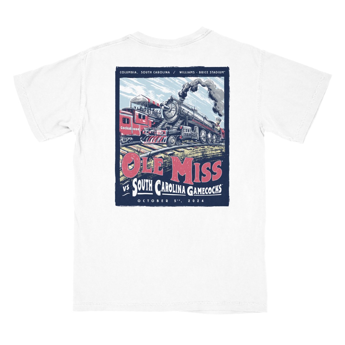 Ole Miss vs. South Carolina Game Day 2024 T-Shirt - Shop B - Unlimited - men tee