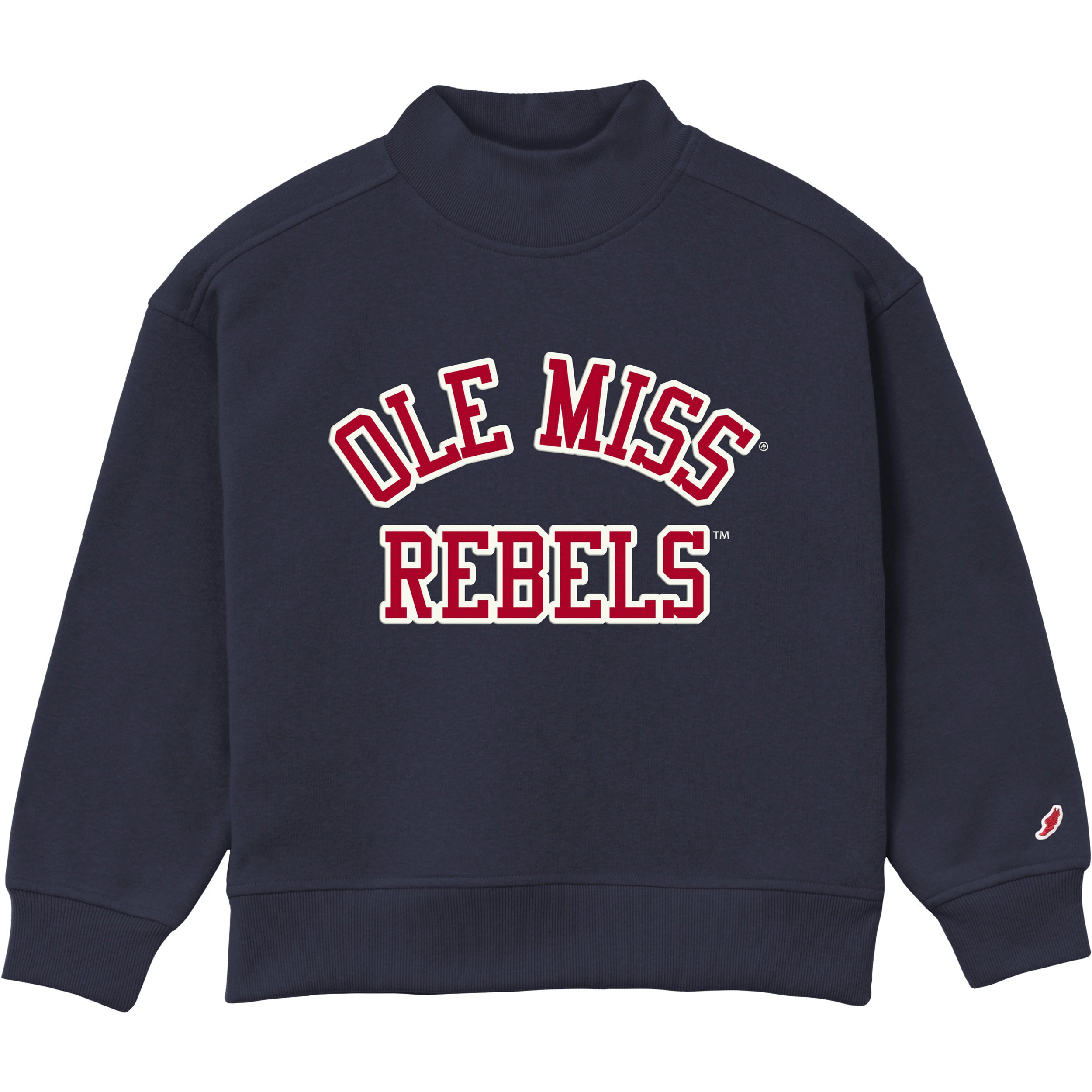 Ole Miss Rebels Classic Youth Mockneck Sweatshirt