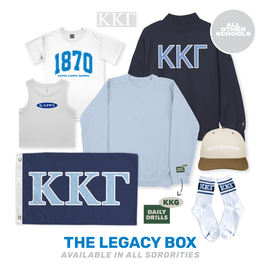 Other Schools 2026 Legacy Bid Day Box - Game Day Apparel - Bid Day Box 2026