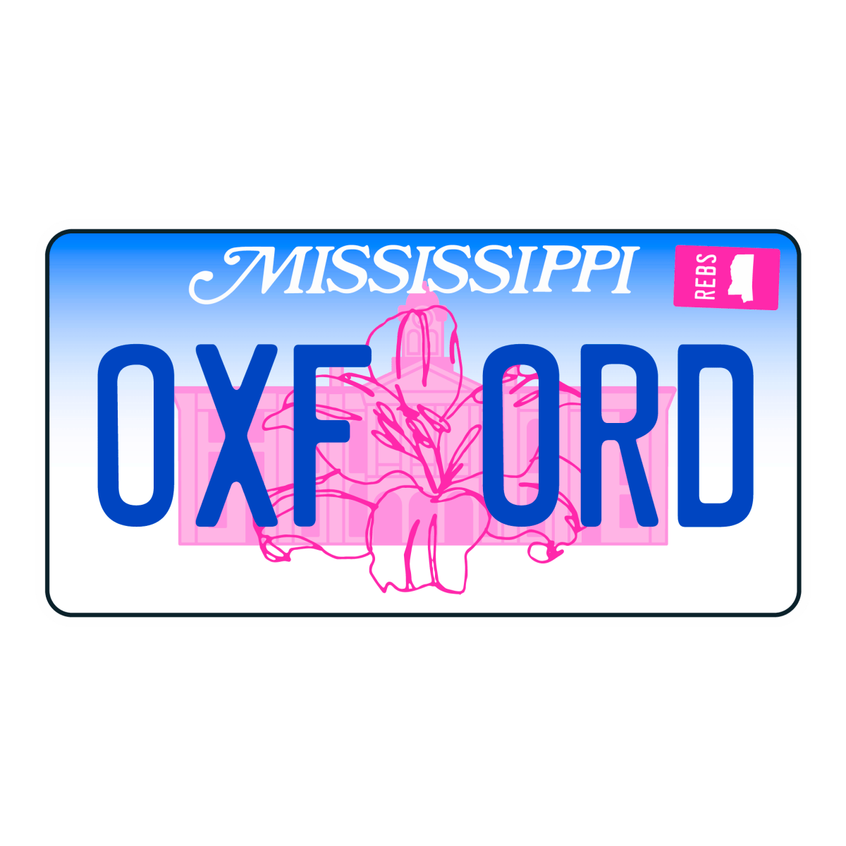 Oxford Die Cut Stickers - Shop B - Unlimited - novelty sticker