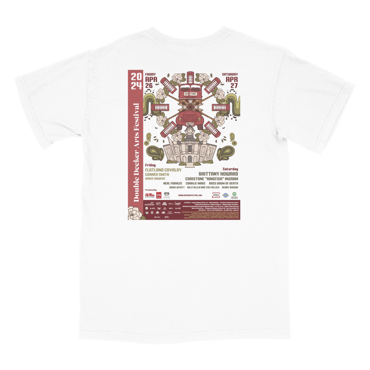 Oxford Double Decker 2024 Poster Adult T-Shirt - Shop B-Unlimited