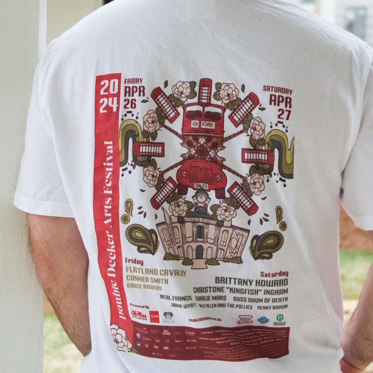 Oxford Double Decker 2024 Poster Adult T - Shirt - Shop B - Unlimited - men tee