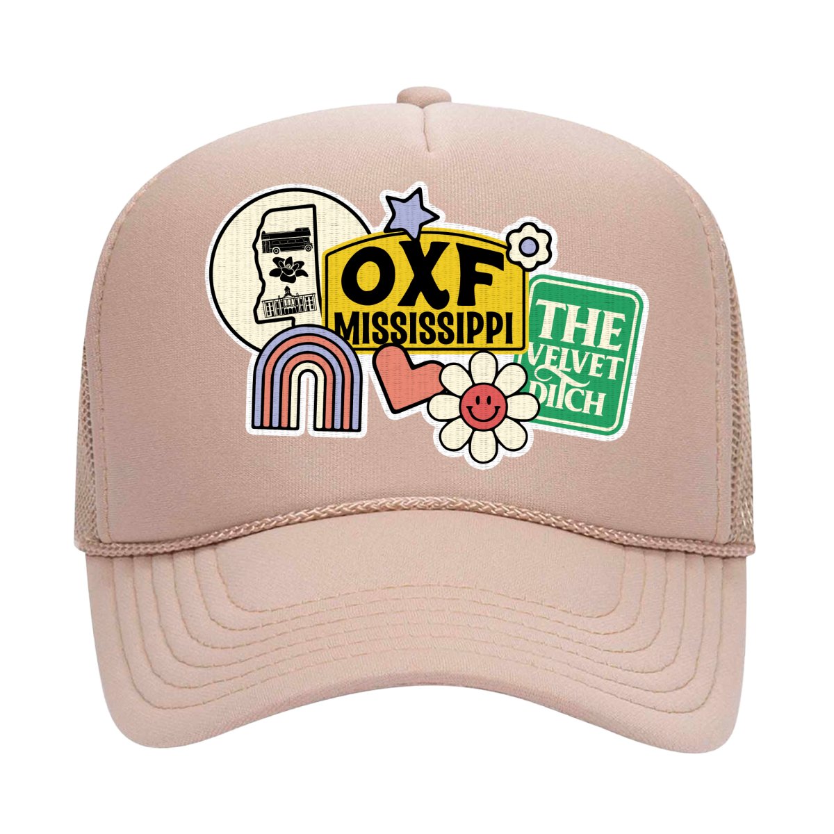 Oxford Funky Patch Hat - Shop B - Unlimited - caps adjustable