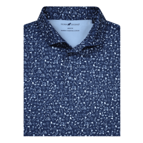 Oxford Horn Legend Golf Pattern Polo - Shop B - Unlimited - men resort