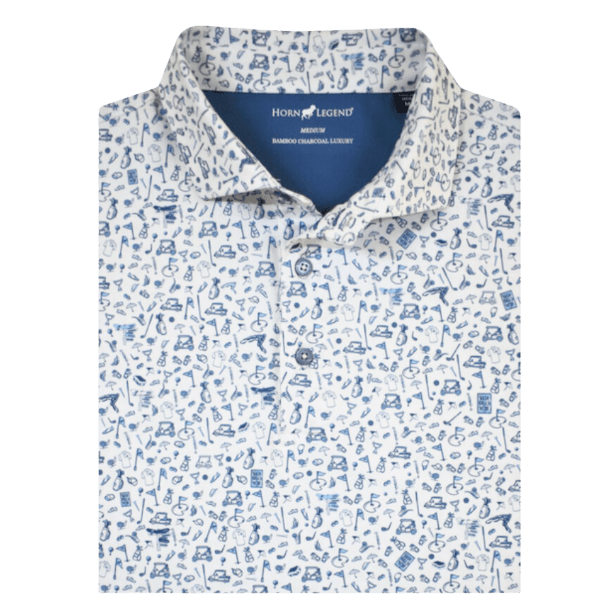Oxford Horn Legend Golf Pattern Polo - Shop B - Unlimited - men resort