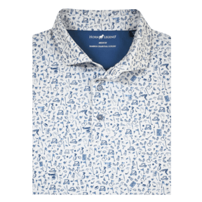 Oxford Horn Legend Golf Pattern Polo - Shop B - Unlimited - men resort