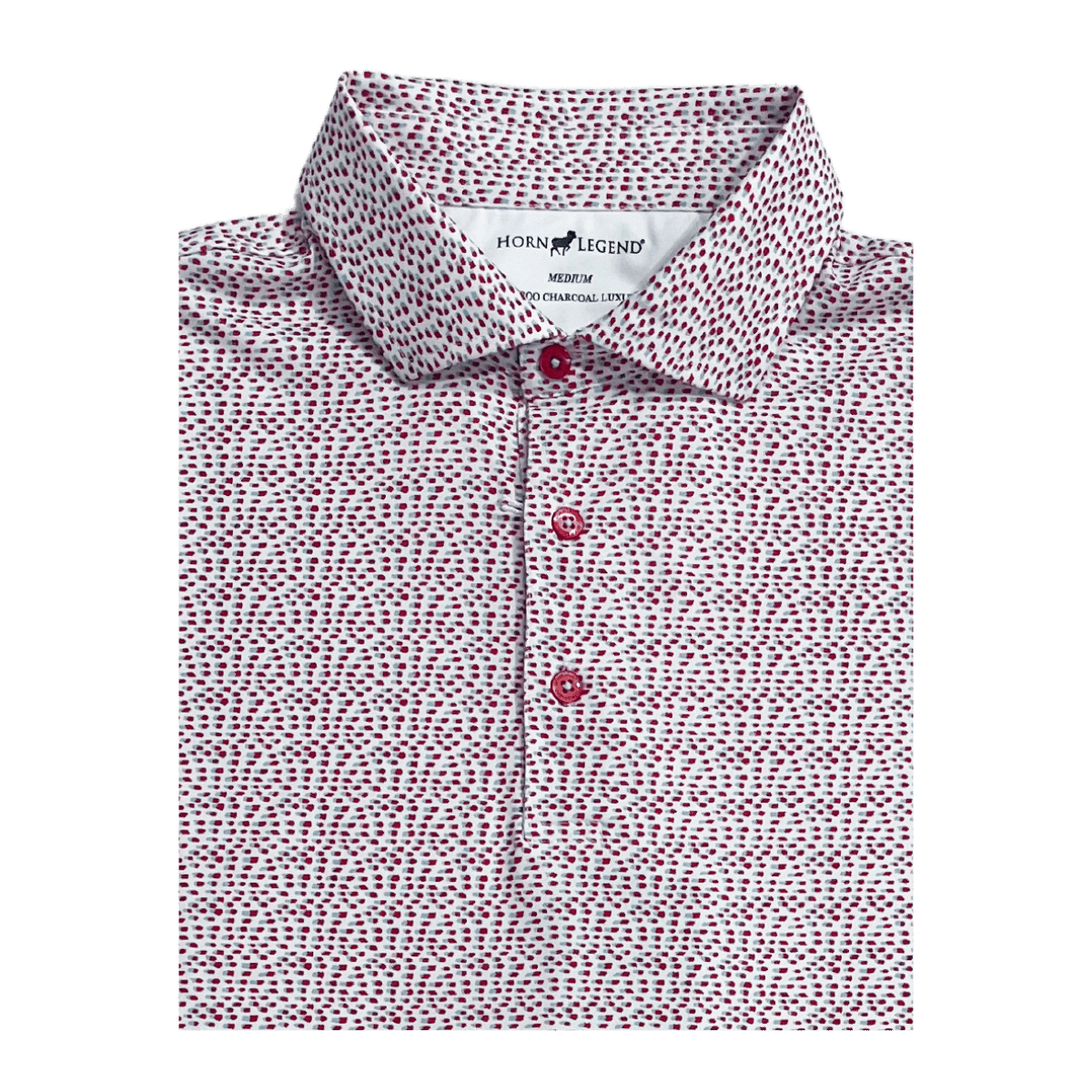 Oxford Horn Legend Pattern Polo - Shop B-Unlimited
