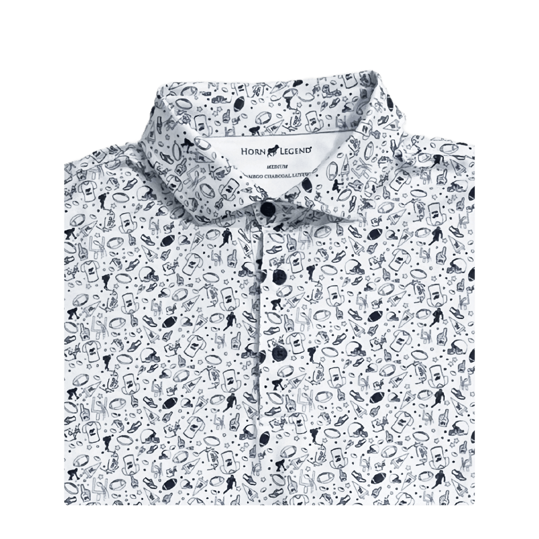 Oxford Horn Legend Pattern Polo - Shop B - Unlimited - men resort
