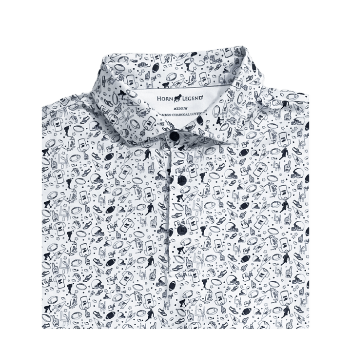 Oxford Horn Legend Pattern Polo - Shop B - Unlimited - men resort