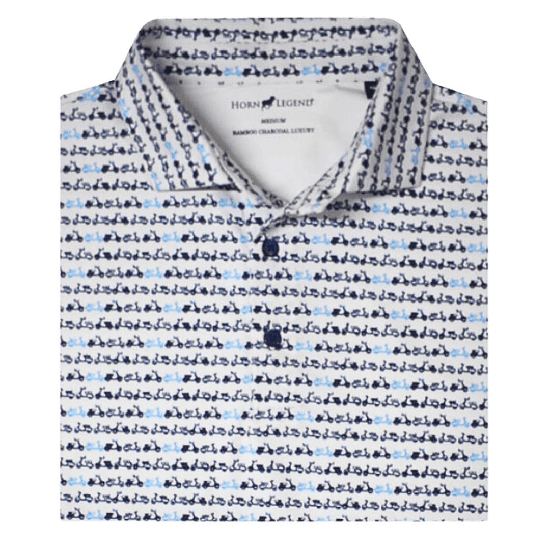 Oxford Horn Legend Pattern Polo - Shop B - Unlimited - men resort