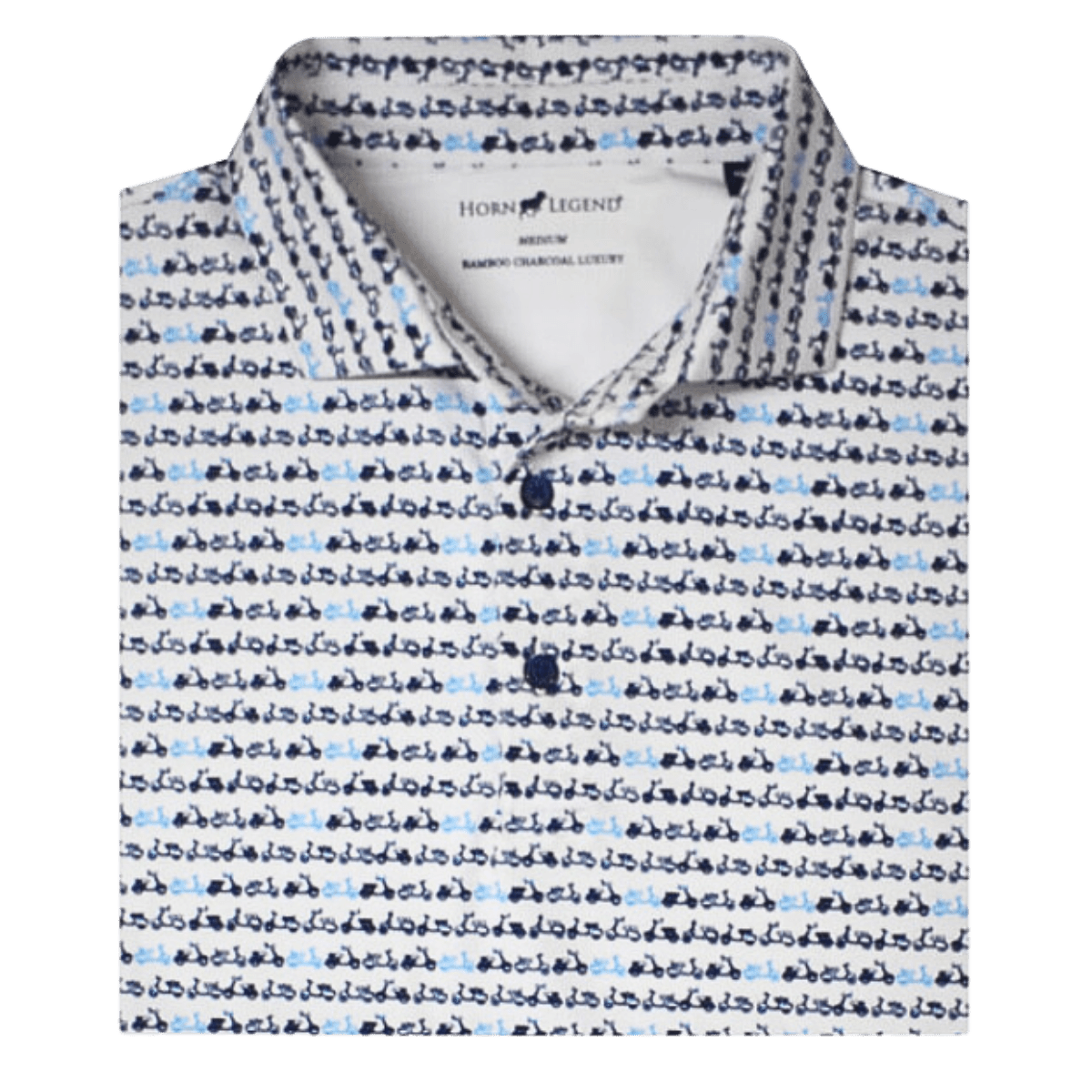 Oxford Horn Legend Pattern Polo - Shop B - Unlimited - men resort