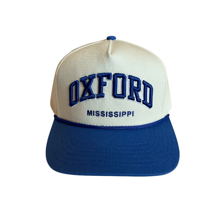 Oxford, Mississippi Arched Rope Hat - Shop B - Unlimited - caps adjustable