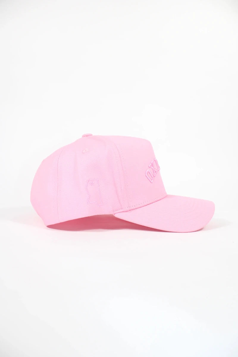 Oxford Pink Tonal Adjustable Hat - Game Day Apparel - Caps Adjustable