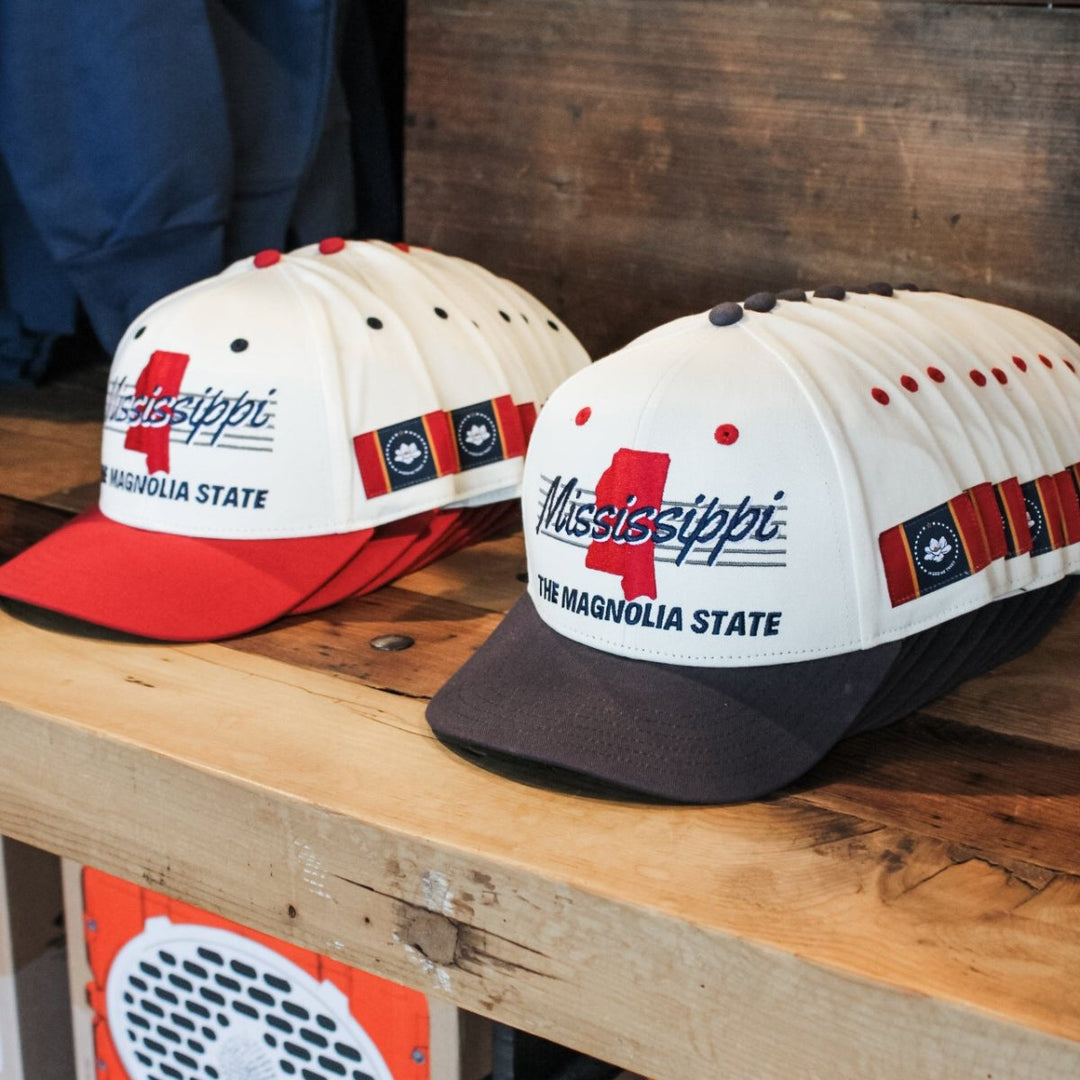 Oxford Shells Vintage Mississippi Magnolia Snapback - Shop B - Unlimited - caps adjustable