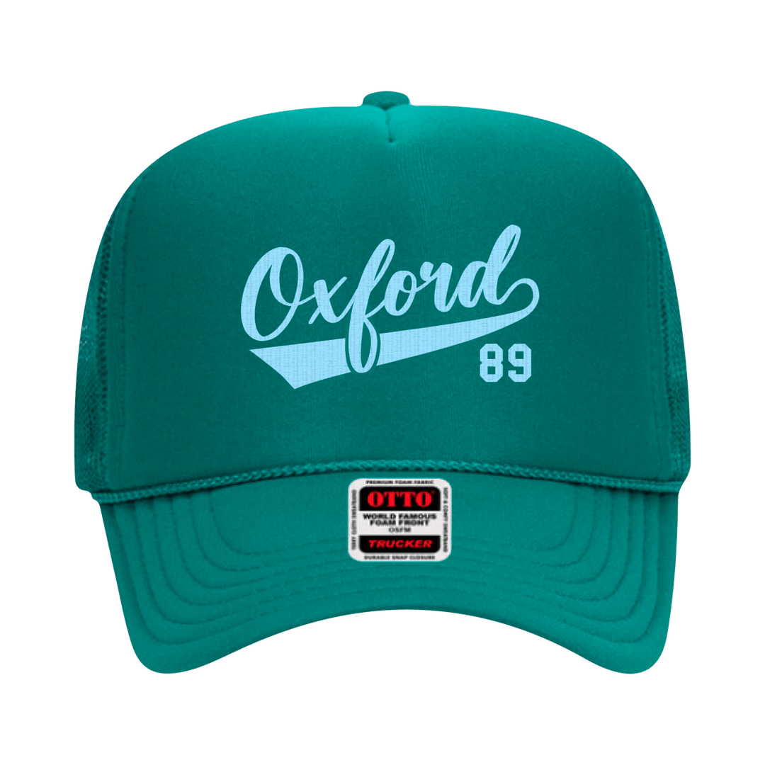 Oxford Summer Embroidered Trucker Hat - Shop B - Unlimited - caps adjustable