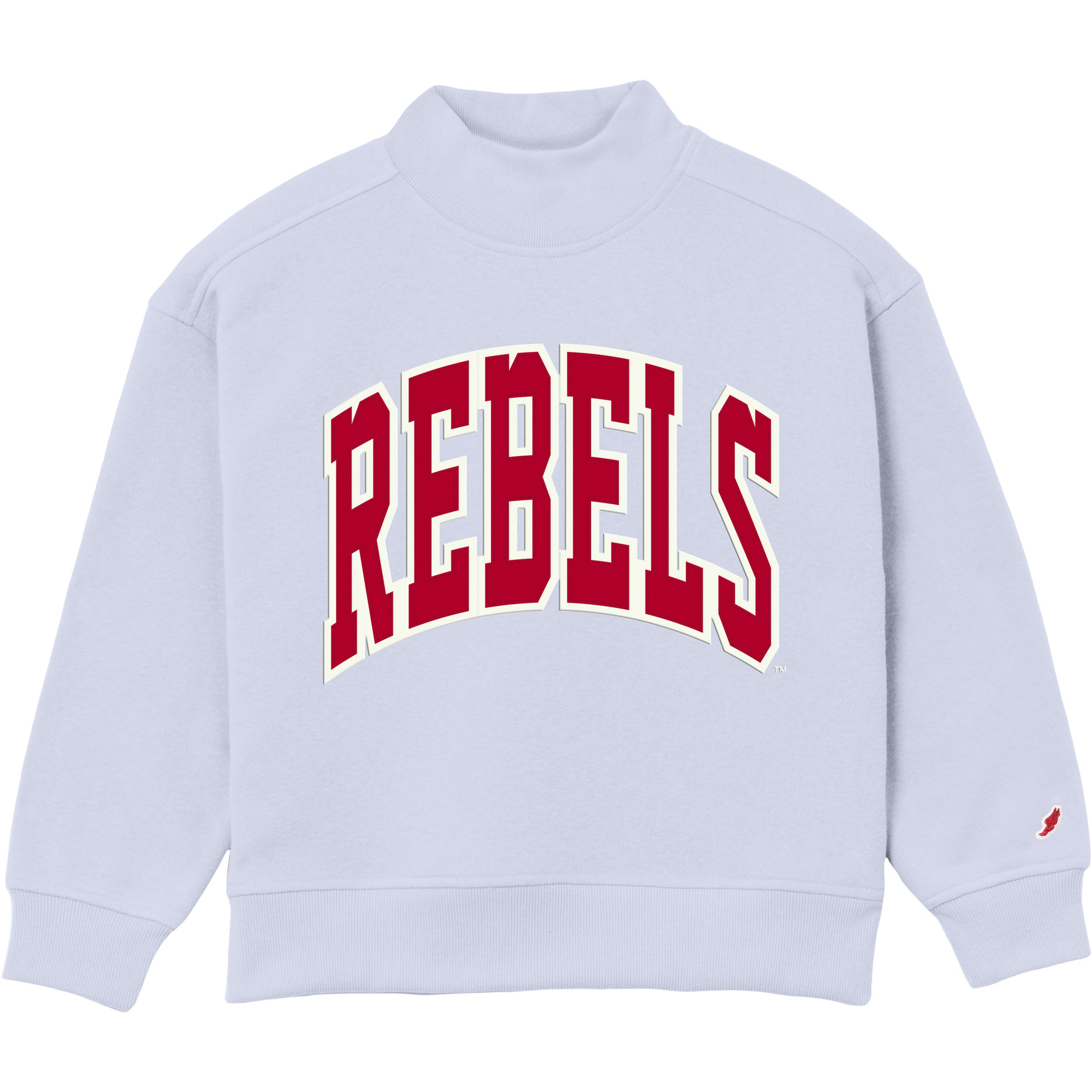 Ole Miss Rebels Arched Youth Mockneck Sweatshirt