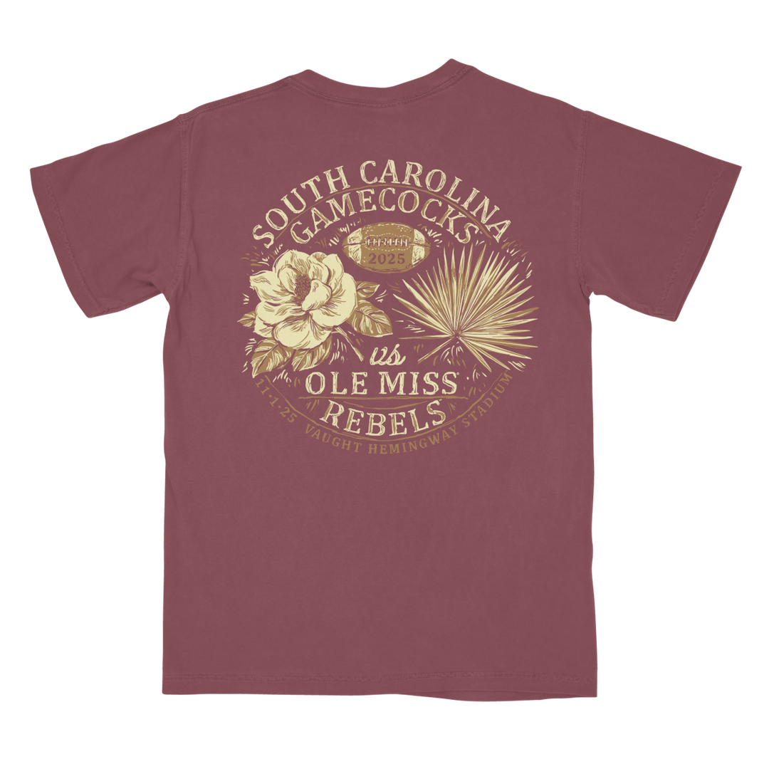 South Carolina vs. Ole Miss Game Day 2025 T-Shirt - Shop B - Unlimited - 