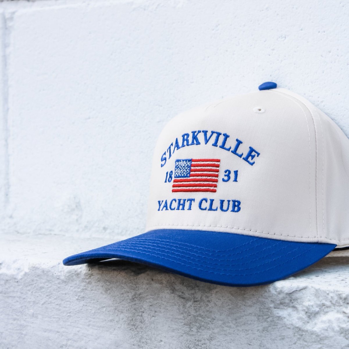 Starkville Embroidered Flag Hat - Shop B - Unlimited - caps adjustable
