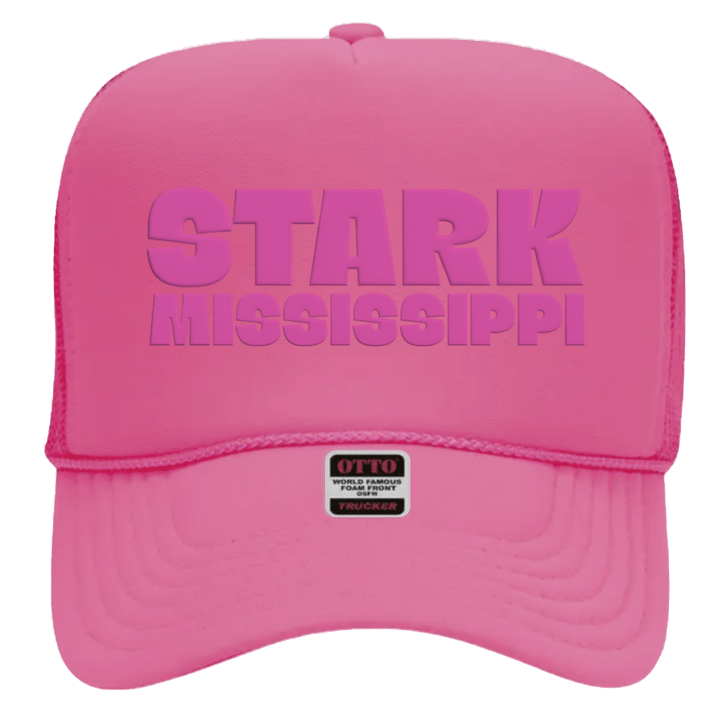 Starkville Monochrome Puff Ink Trucker Hat - Shop B - Unlimited - caps adjustable