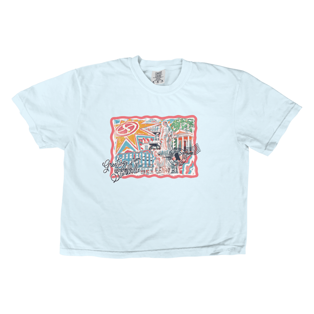 Starkville Postcard Waist Length T-Shirt - Shop B - Unlimited - men tee