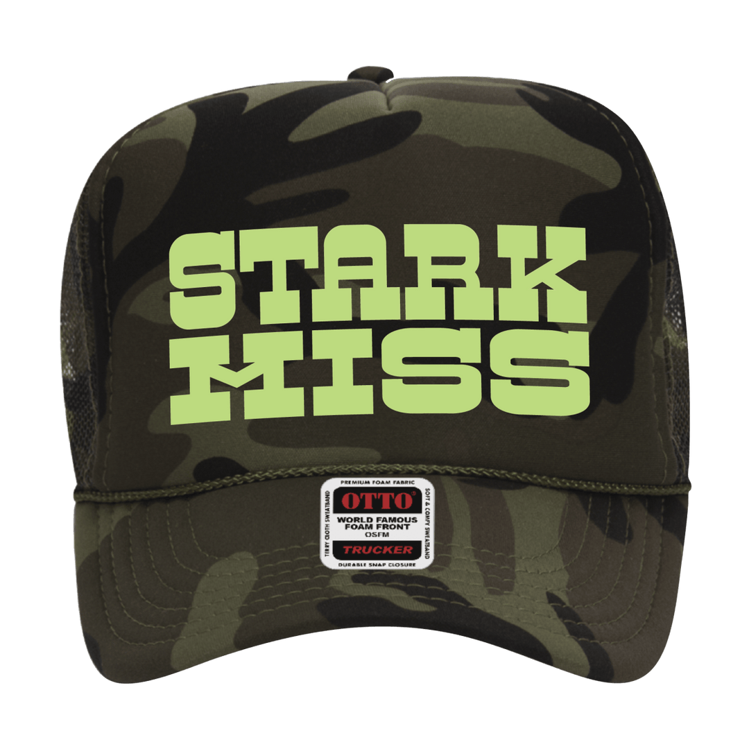 Starkville Retro Camo Trucker Hat - Shop B - Unlimited - caps adjustable