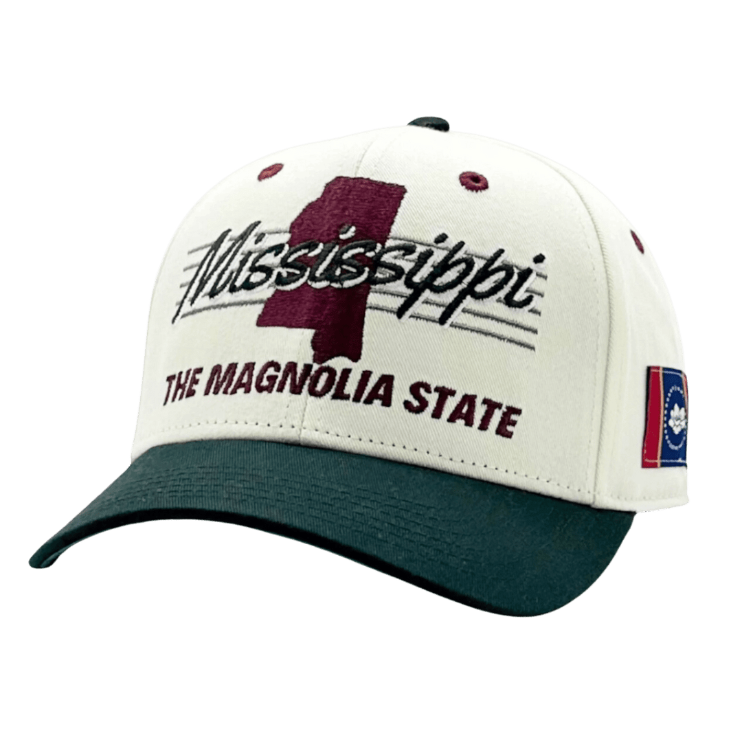 Starkville Shells Vintage Mississippi Magnolia Snapback - Shop B - Unlimited - caps adjustable