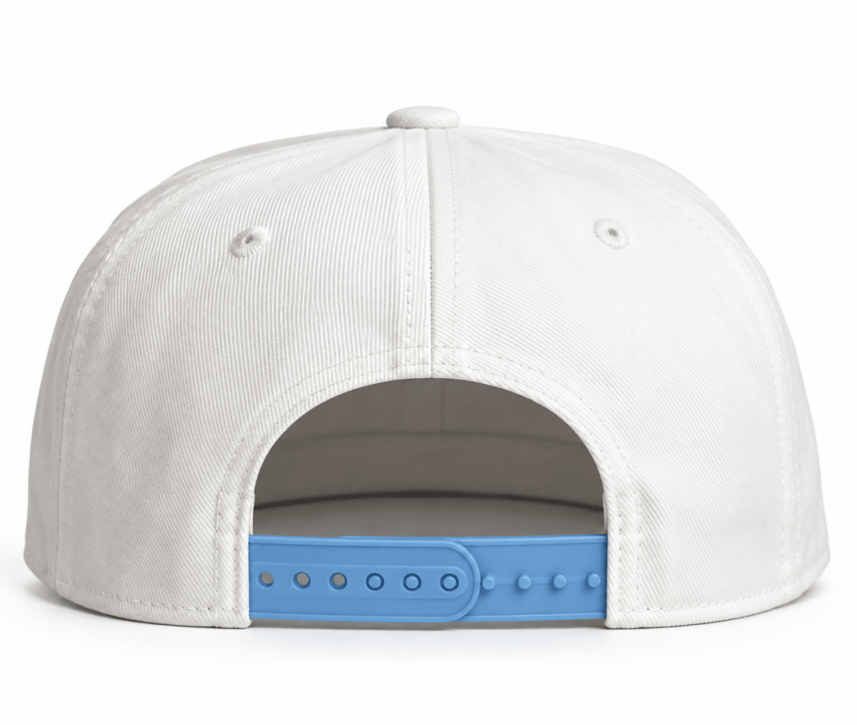 State of Mississippi Hat - White and Powder Blue - Game Day Apparel - Caps Adjustable