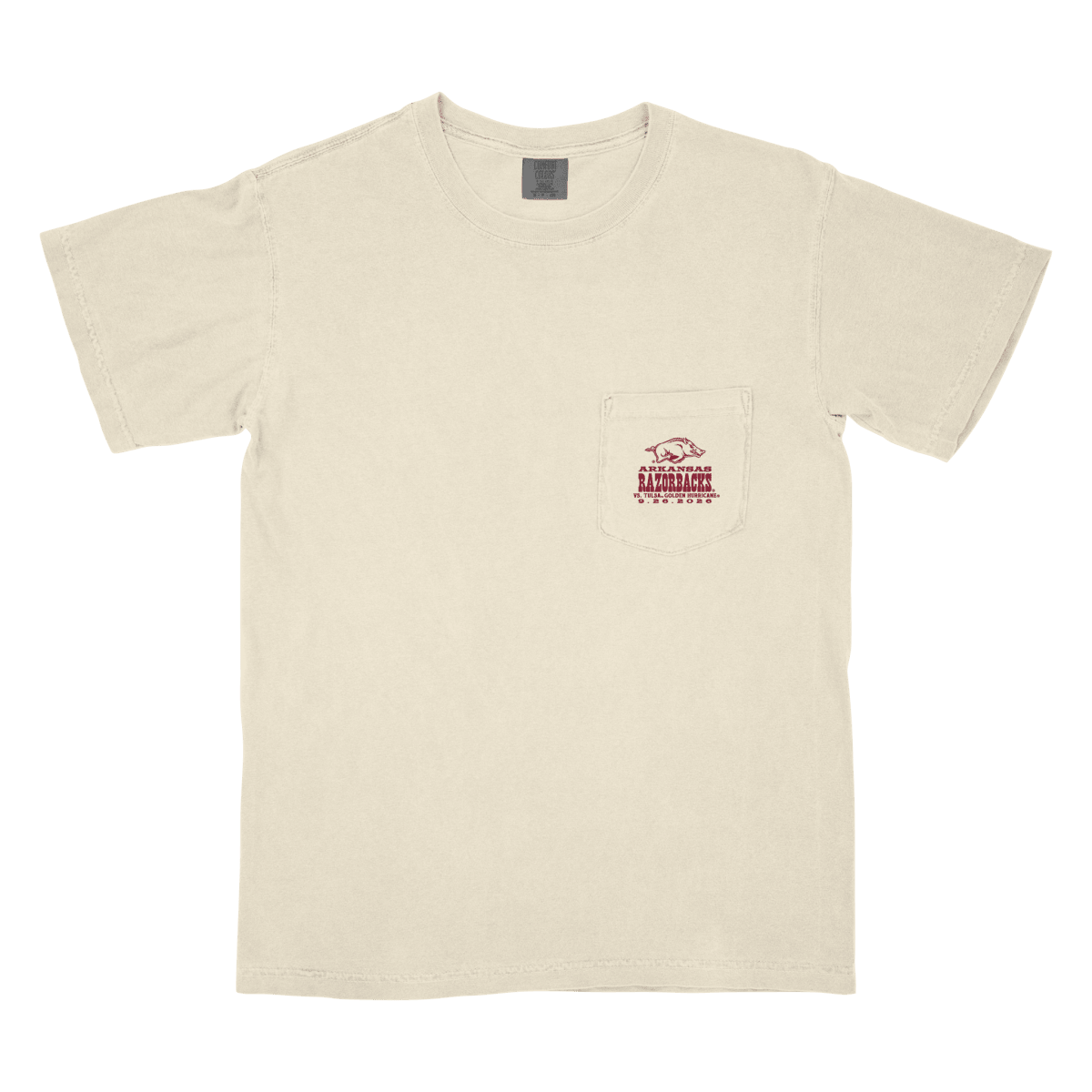 Tulsa Golden Hurricane vs Arkansas Razorbacks 2026 Game Day T-Shirt - Game Day Apparel - T-Shirt