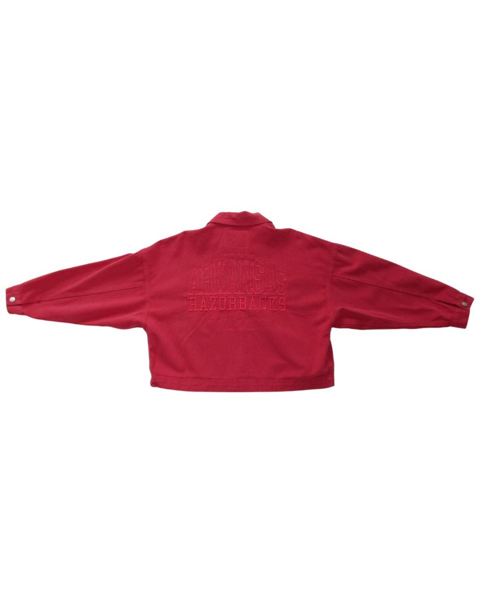 University of Arkansas Cropped Arkansas Jacket - Shop B - Unlimited - 