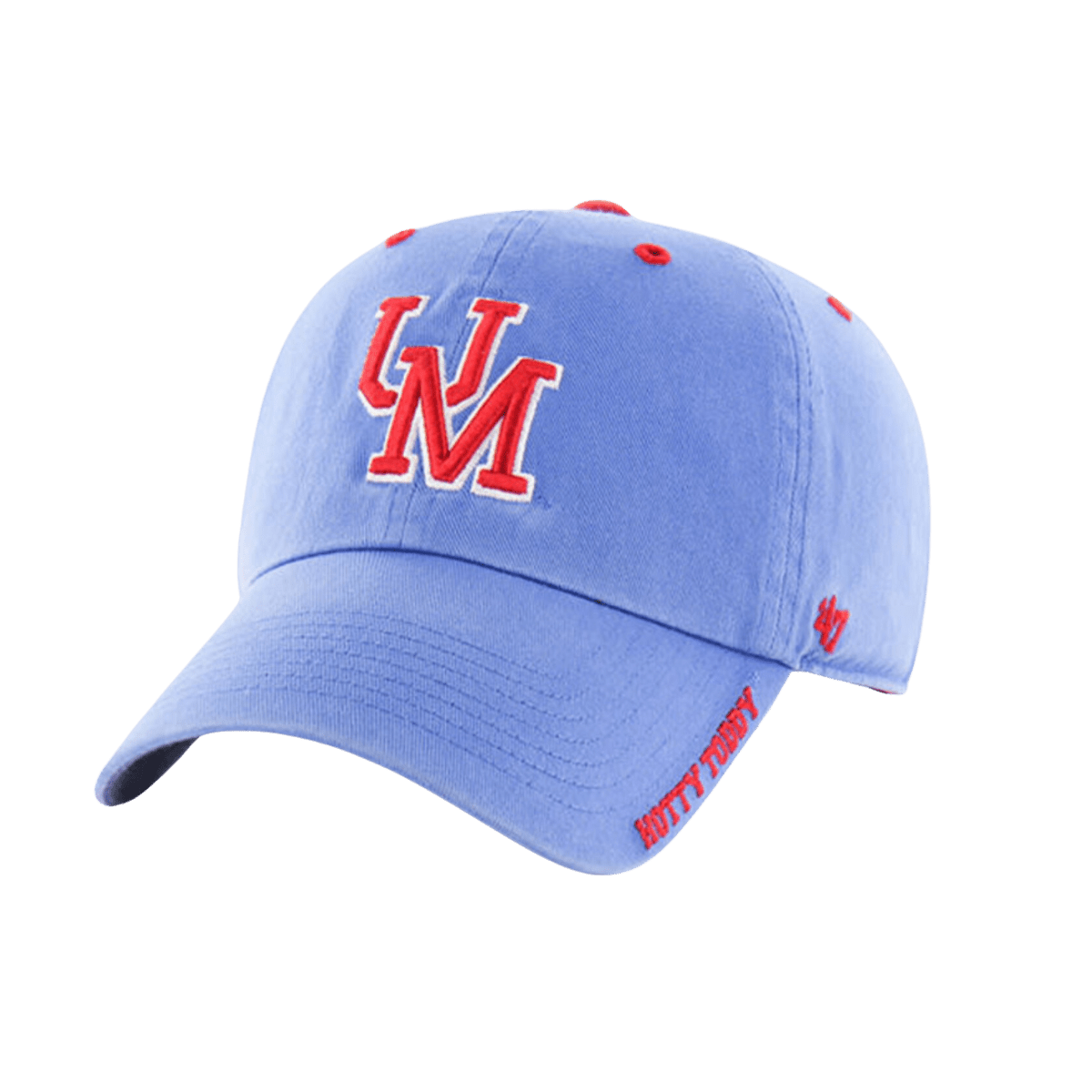 University of Mississippi 47 Stacked UM Brand Clean Up All Hat - Shop B-Unlimited