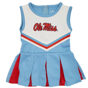 University of Mississippi Kids Pleated Cheer Dress - Shop B - Unlimited - youth jersey