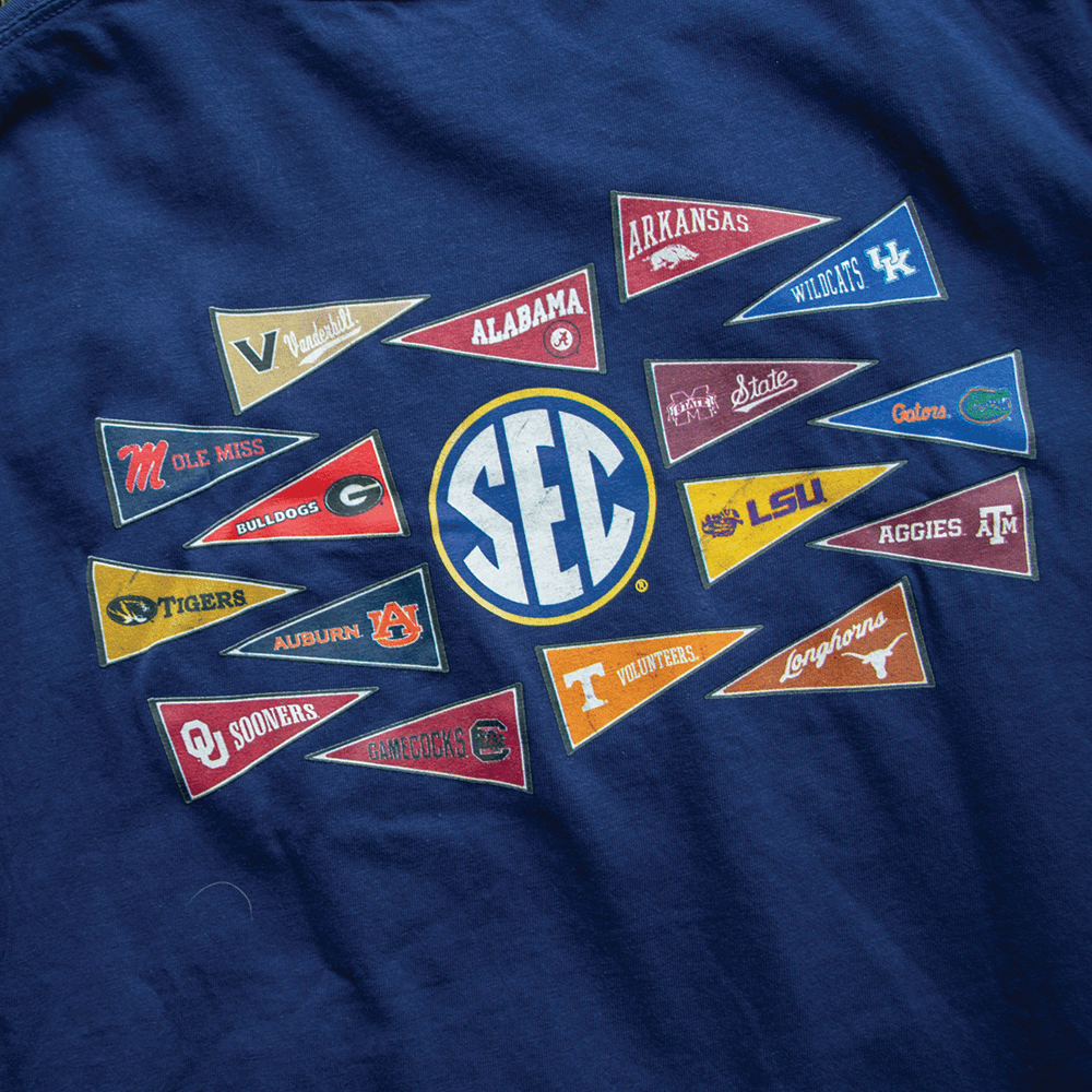 University of Mississippi SEC Football Pennants T-Shirt - Shop B - Unlimited - men tee