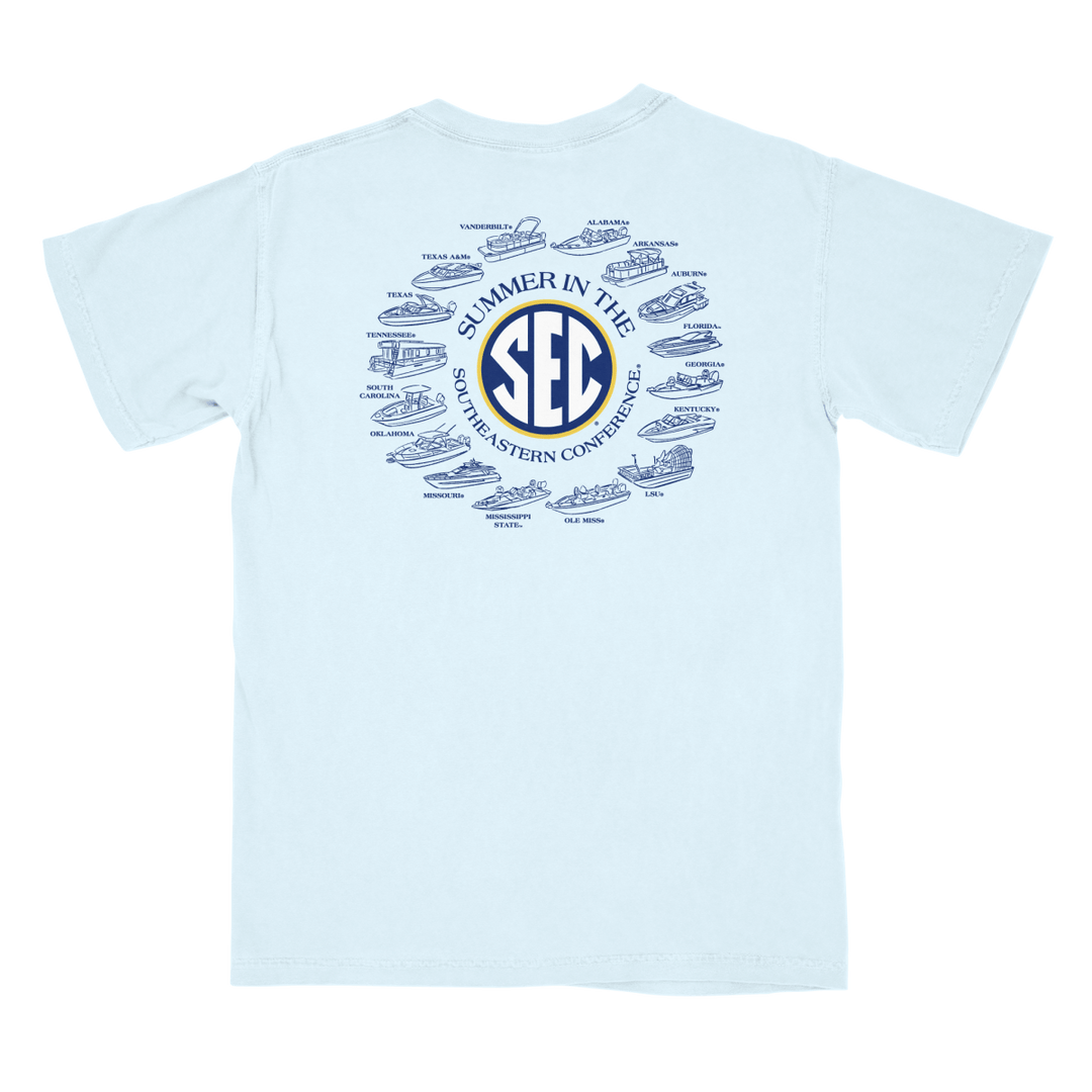 University of Mississippi SEC Summer Boats T-Shirt - Shop B - Unlimited - men tee