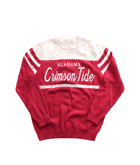 Alabama Crimson Tide Stripe Hillflint Sweater - Shop B-Unlimited