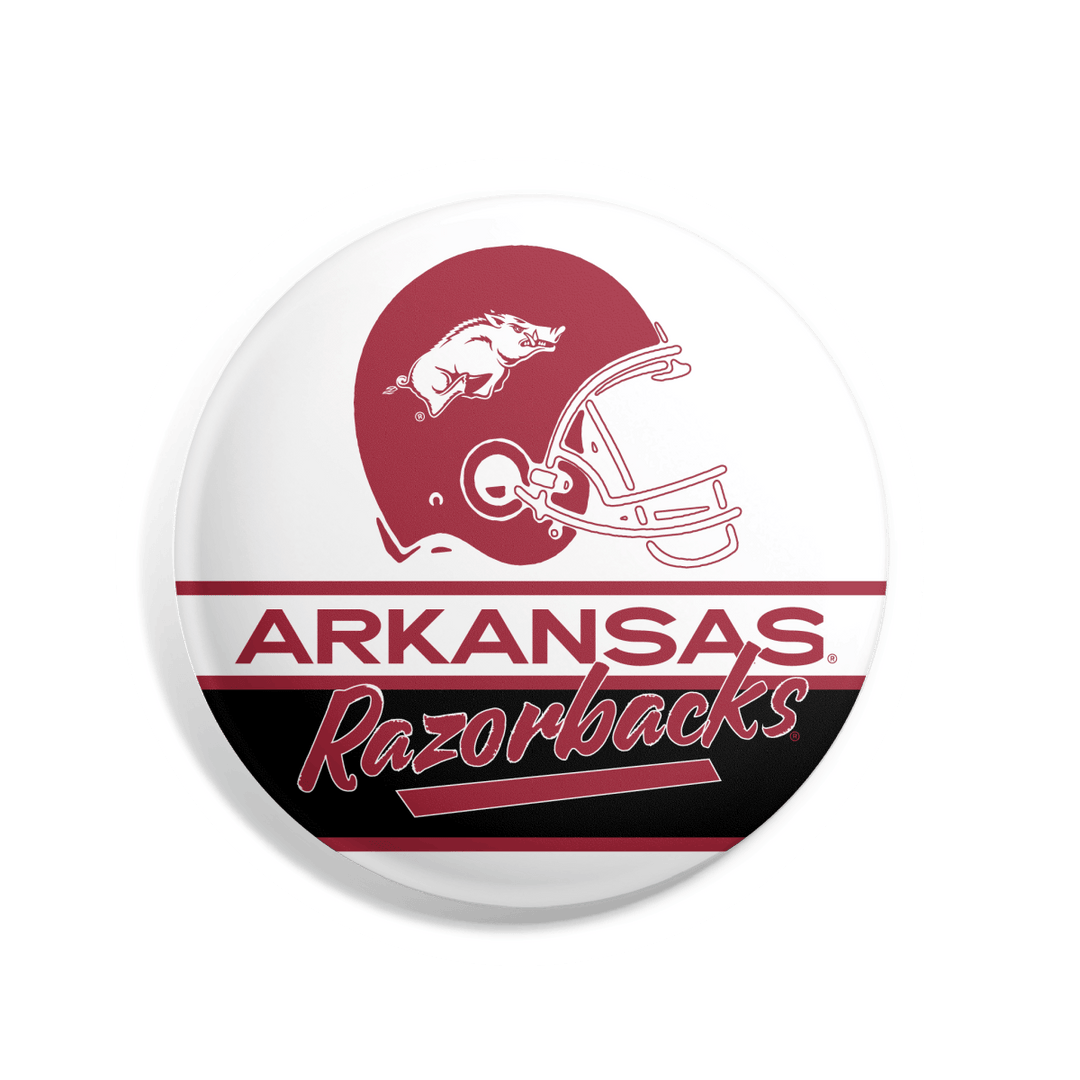 Arkansas 80's Football Helmet Button - Shop B - Unlimited - novelty pin