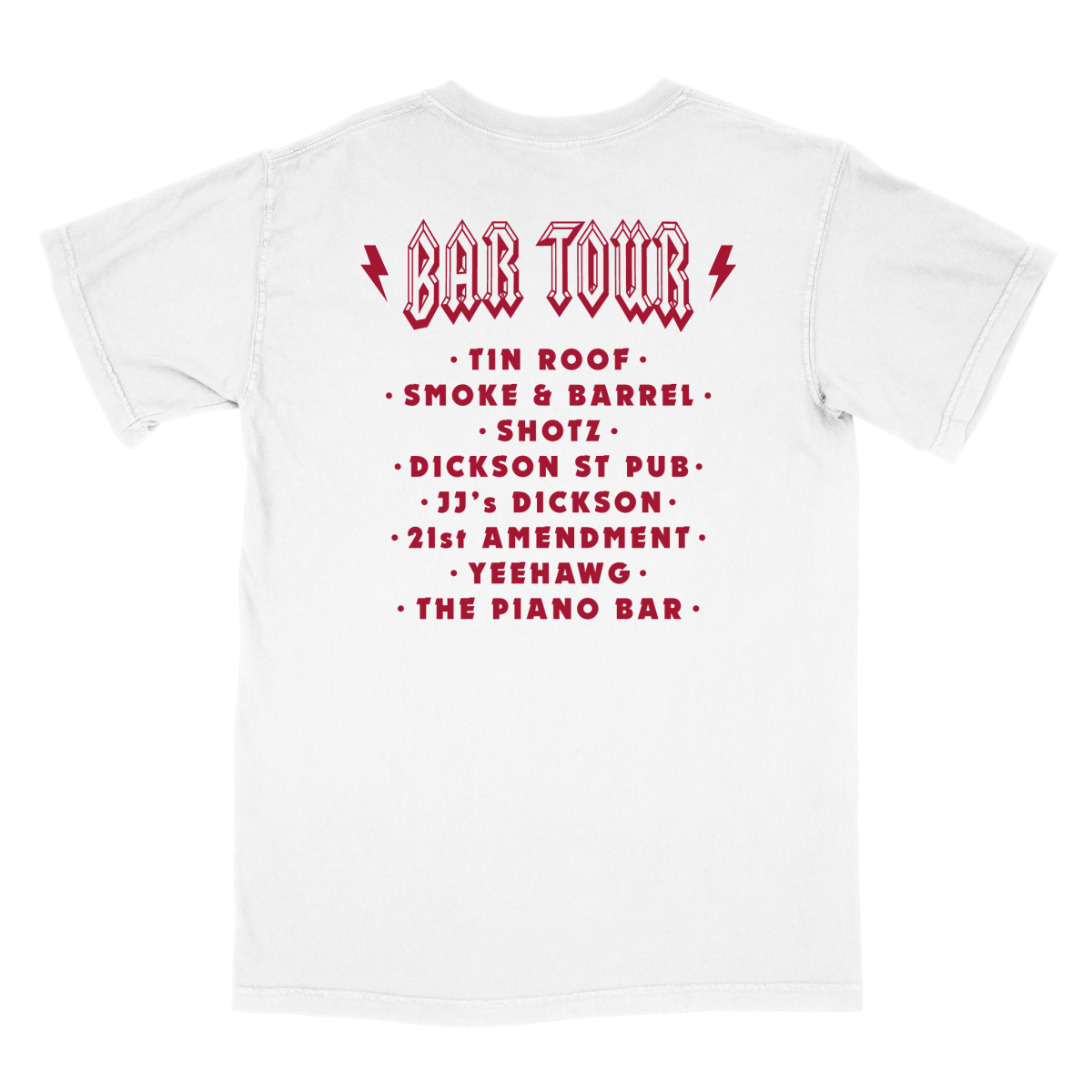 Arkansas Bar Tour T-Shirt - Shop B-Unlimited