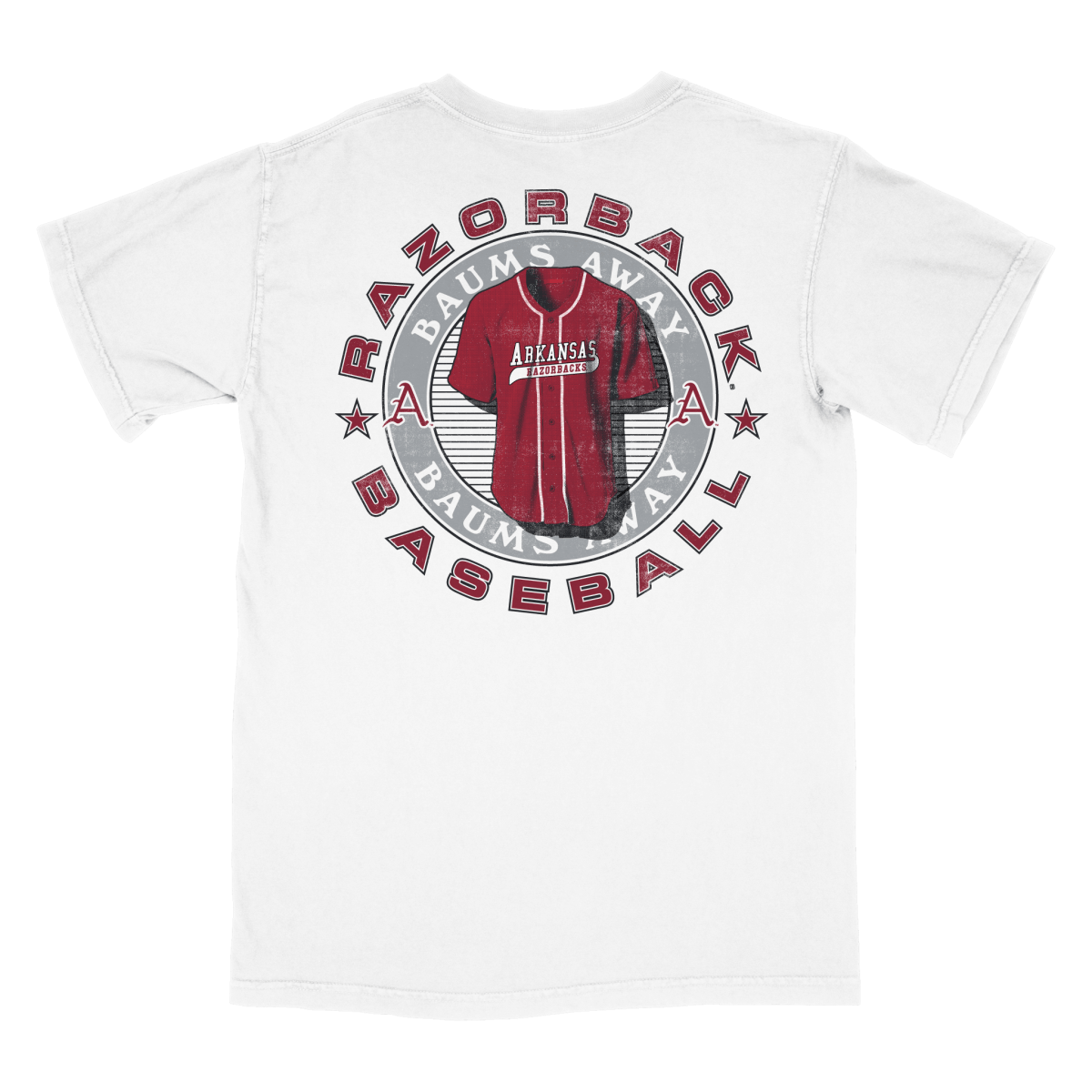 Arkansas Baseball Jersey T-shirt - Shop B-Unlimited
