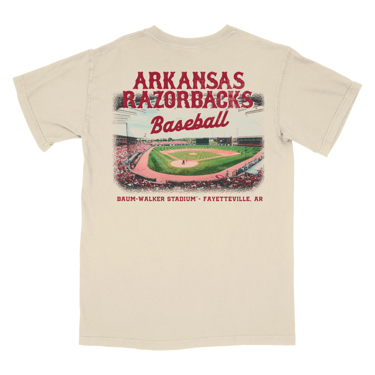 Arkansas Baseball Stadium T-shirt - Shop B-Unlimited