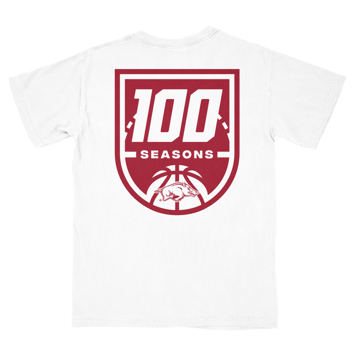 Arkansas Basketball 100 Seasons T-shirt - Shop B-Unlimited