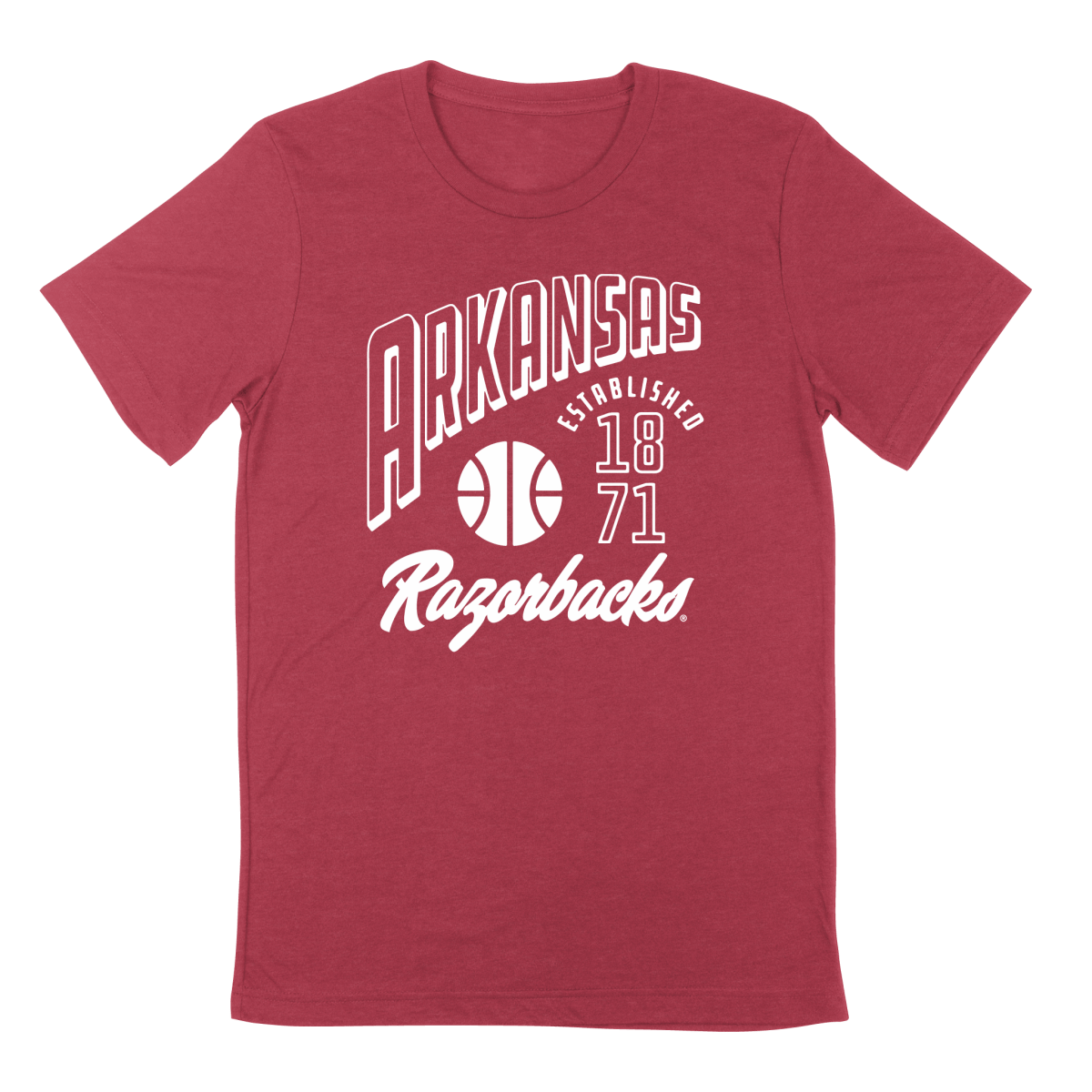 Arkansas Classic Established Basketball T-Shirt - Shop B-Unlimited