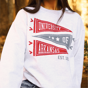 Arkansas Collegiate Pennant Sweatshirt - Shop B-Unlimited