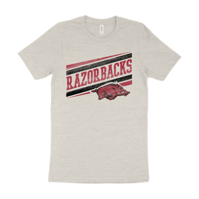 Arkansas Collegiate Stripe T-Shirt - Shop B-Unlimited