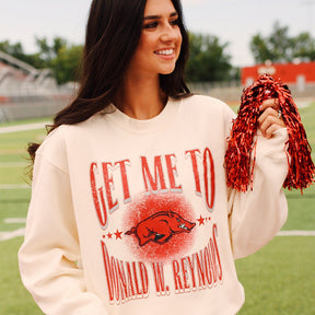 Arkansas Football Glow Sweatshirt - Shop B-Unlimited