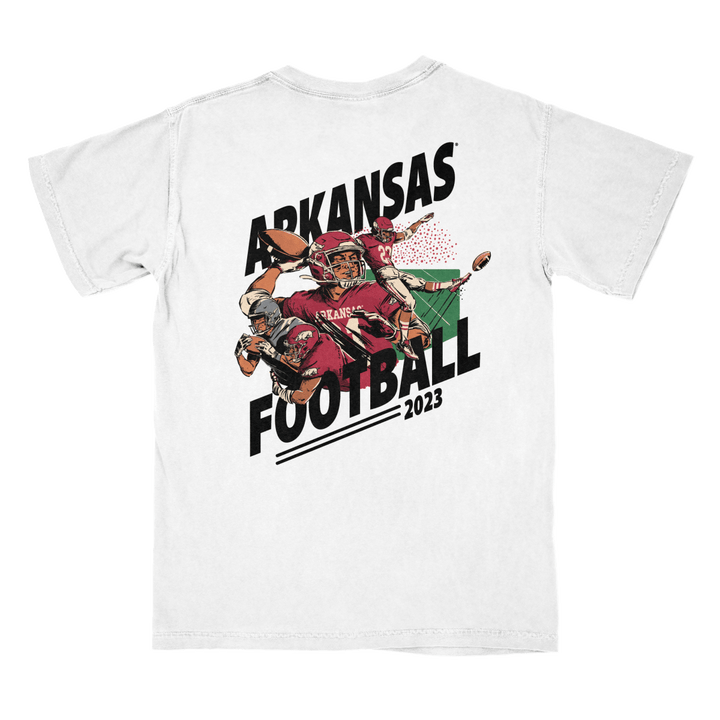 Arkansas Football Top Plays Pocket T - Shirt - Shop B - Unlimited - men tee
