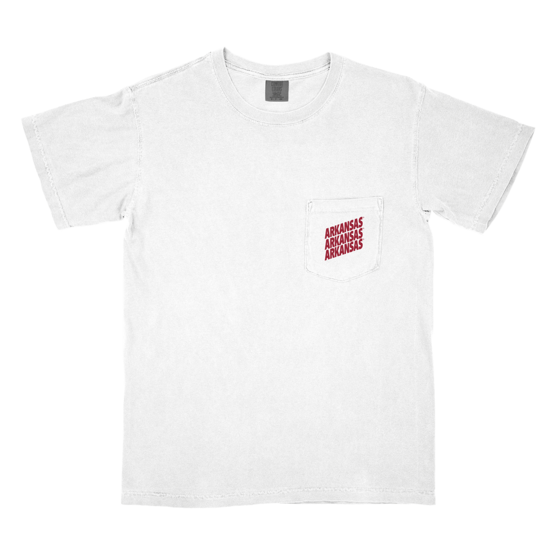 Arkansas Football Top Plays Pocket T - Shirt - Shop B - Unlimited - men tee